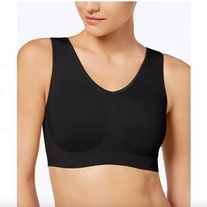 Bali Black One Smooth U Bralette Bra DFBRAL Size M